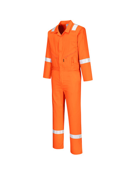 Kombinezon roboczy Portwest C814 Iona 100% bawełna z taśmą ostrzegawczą | ToSafe
