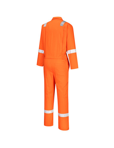 Kombinezon roboczy Portwest C814 Iona 100% bawełna z taśmą ostrzegawczą | ToSafe