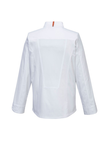 Bluza kucharska Portwest C838 MeshAir Pro z długim rękawem – oddychająca odzież gastronomiczna | ToSafe