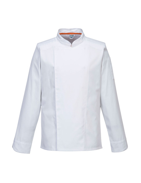 Bluza szefa kuchni Portwest C846 Stretch MeshAir Pro Biały