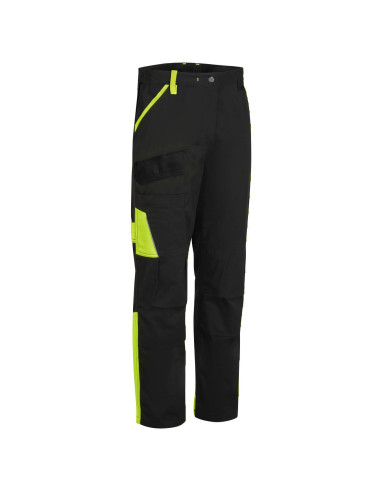 Spodnie robocze Portwest WX1 CD131 Czarny/Żółty