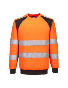 Sweter ostrzegawczy Portwest WX2 CD805 Eco Pomarańczowy/Czarny