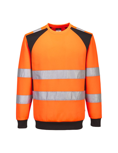 Sweter ostrzegawczy Portwest WX2 CD805 Eco Pomarańczowy/Czarny