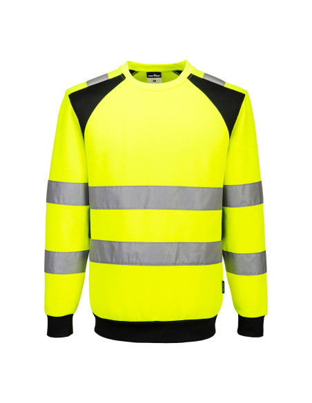 Sweter ostrzegawczy Portwest WX2 CD805 Eco Żółty/Czarny