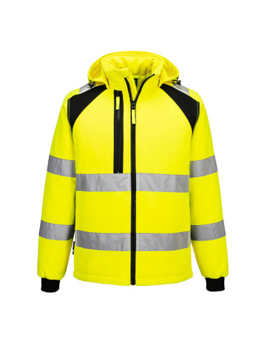 Softshell ostrzegawczy ocieplany Portwest WX2 CD809 Żółty/Czarny