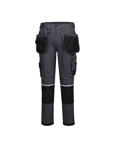 Spodnie robocze Portwest WX2 CD845 Stretch Szary