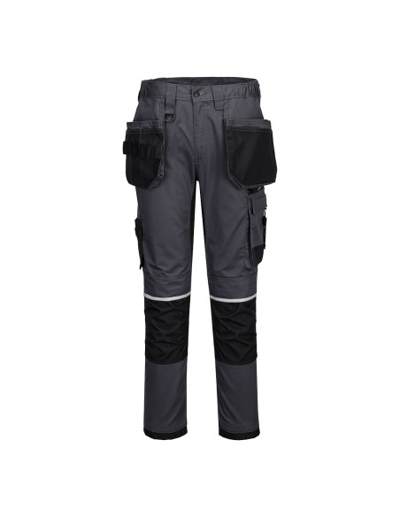 Spodnie robocze Portwest WX2 CD845 Stretch Szary