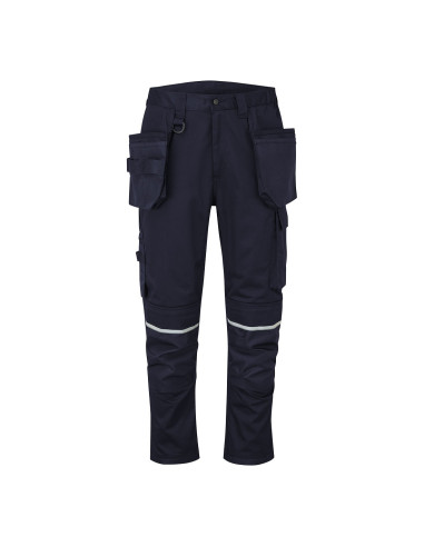 Spodnie robocze Portwest WX2 CD845 Stretch Granatowy