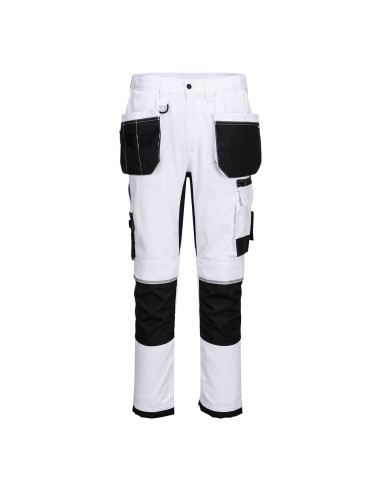 Spodnie robocze Portwest WX2 CD845 Stretch Biały