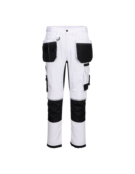 Spodnie robocze Portwest WX2 CD845 Stretch Biały