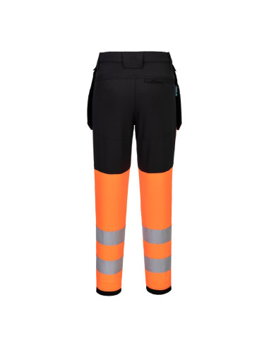 Damskie spodnie ostrzegawcze Portwest CD847 WX2 Eco Stretch klasa 1 | ToSafe