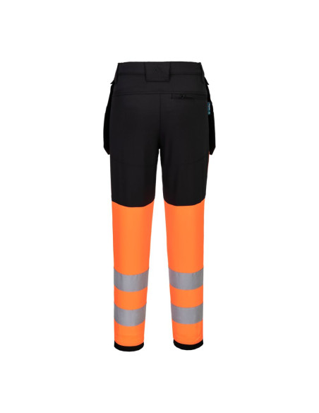 Damskie spodnie ostrzegawcze Portwest CD847 WX2 Eco Stretch klasa 1 | ToSafe