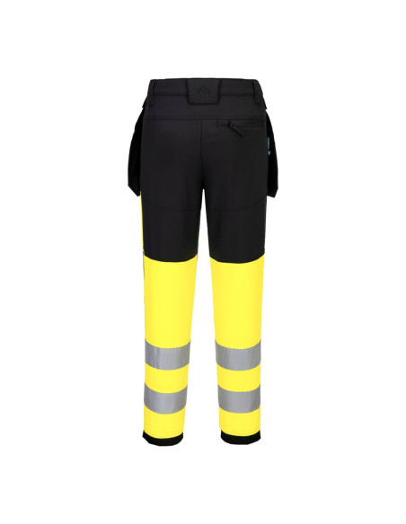 Damskie spodnie ostrzegawcze Portwest CD847 WX2 Eco Stretch klasa 1 | ToSafe