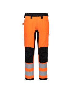 Spodnie ostrzegawcze Portwest WX2 CD848 Eco Stretch Pomarańczowy/Czarny