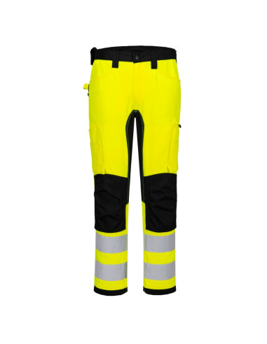 Spodnie ostrzegawcze Portwest WX2 CD848 Eco Stretch Żółty/Czarny