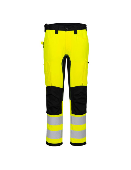 Spodnie ostrzegawcze Portwest WX2 CD848 Eco Stretch Żółty/Czarny