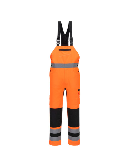Ogrodniczki ostrzegawcze Portwest WX2 CD852 Eco Stretch Pomarańczowy/Czarny