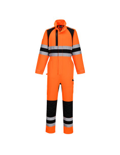 Kombinezon ostrzegawczy Portwest WX2 CD855 Eco Pomarańczowy/Czarny
