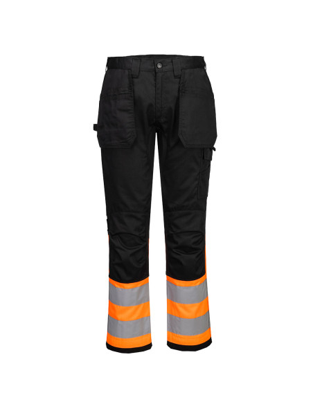 Spodnie ostrzegawcze Portwest WX2 CD858 Eco Stretch Pomarańczowy/Czarny