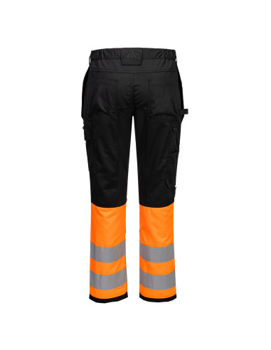 Spodnie ostrzegawcze Portwest CD858 WX2 Eco Stretch z kieszeniami kaburowymi i nakolannikami | ToSafe