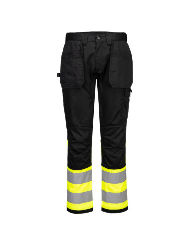 Spodnie ostrzegawcze Portwest WX2 CD858 Eco Stretch Żółty/Czarny