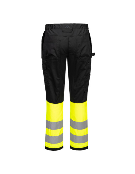 Spodnie ostrzegawcze Portwest CD858 WX2 Eco Stretch z kieszeniami kaburowymi i nakolannikami | ToSafe