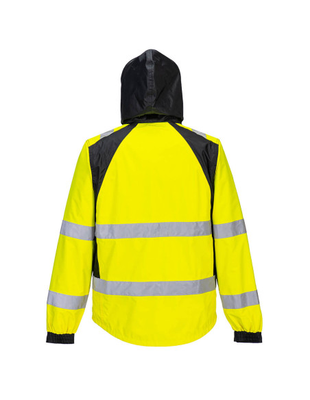 Kurtka ostrzegawcza Portwest CD860 WX2 Eco wodoodporna z kapturem | ToSafe