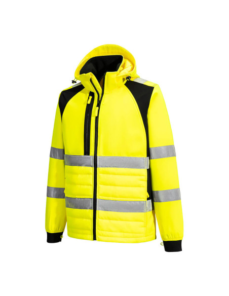 Kurtka ostrzegawcza Portwest CD863 WX2 Eco hybrydowa wodoodporna | ToSafe
