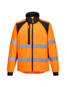 Kurtka ostrzegawcza softshell Portwest WX2 CD875 Eco (2L) Pomarańczowy/Czarny