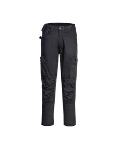 Spodnie robocze Portwest WX2 CD881 Eco Stretch z wentylacją Czarny