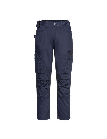 Spodnie robocze Portwest WX2 CD881 Eco Stretch z wentylacją Granatowy