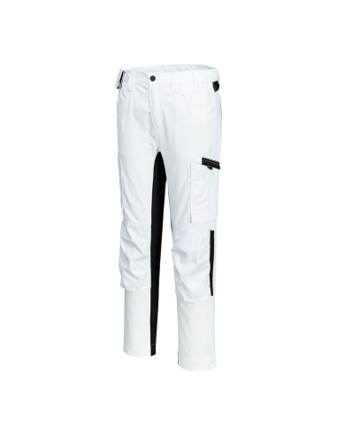 Spodnie robocze Portwest WX2 CD881 Eco Stretch z wentylacją Biały