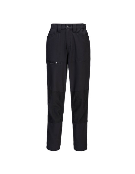 Damskie spodnie robocze Portwest WX2 CD887 Eco Stretch Czarny