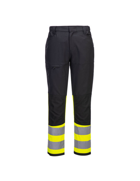 Spodnie ostrzegawcze Portwest WX2 CD888 Eco Stretch Hi-Vis Żółty/Czarny