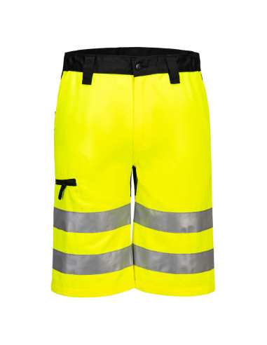 Szorty ostrzegawcze Portwest WX2 CD899 Eco Stretch Żółty/Czarny