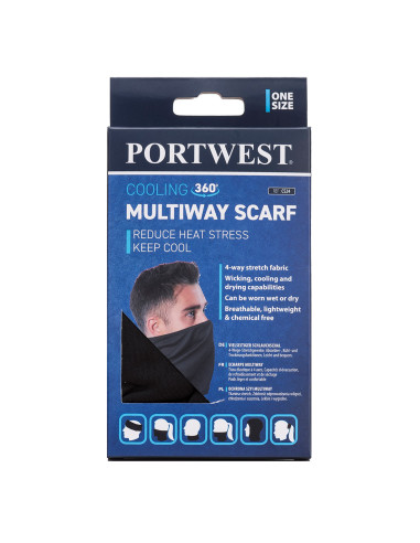 Ochrona szyi wielofunkcyjna Portwest CS24 chłodząca UPF40 | ToSafe
