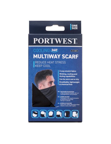 Ochrona szyi wielofunkcyjna Portwest CS24 chłodząca UPF40 | ToSafe