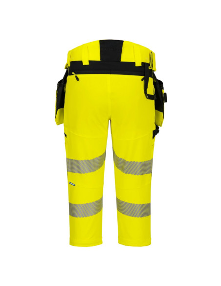 Spodnie ostrzegawcze 3/4 DX4 Portwest stretch z kieszeniami na nakolanniki DX402 | ToSafe