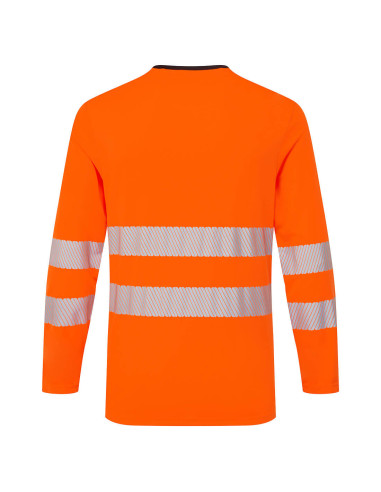 Koszulka ostrzegawcza T-shirt DX4 Portwest z długim rękawem DX416 | ToSafe