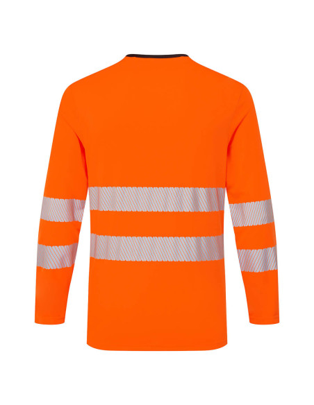 Koszulka ostrzegawcza T-shirt DX4 Portwest z długim rękawem DX416 | ToSafe
