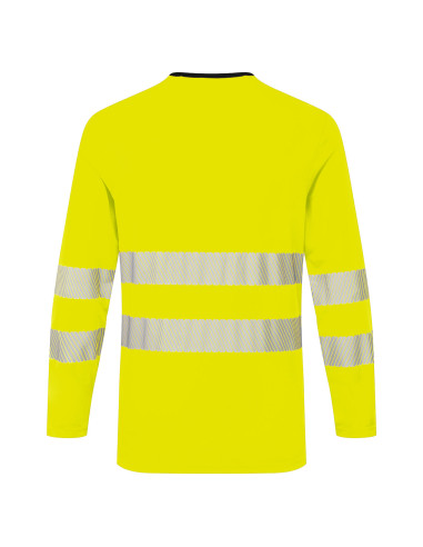 Koszulka ostrzegawcza T-shirt DX4 Portwest z długim rękawem DX416 | ToSafe