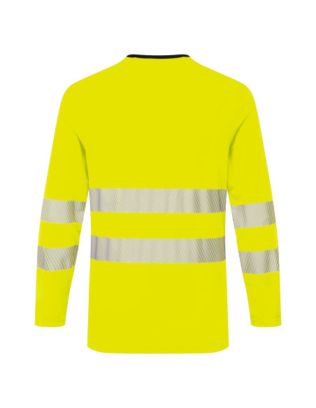Koszulka ostrzegawcza T-shirt DX4 Portwest z długim rękawem DX416 | ToSafe