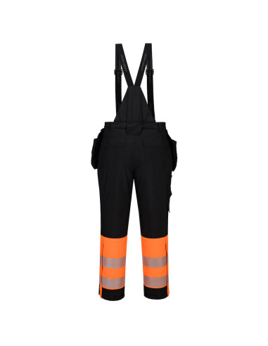 Ogrodniczki ostrzegawcze zimowe DX4 Portwest klasa 1 wodoodporne DX437 | ToSafe