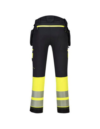 Spodnie ostrzegawcze DX4 Portwest klasa 1 z kieszeniami kaburowymi DX445 | ToSafe
