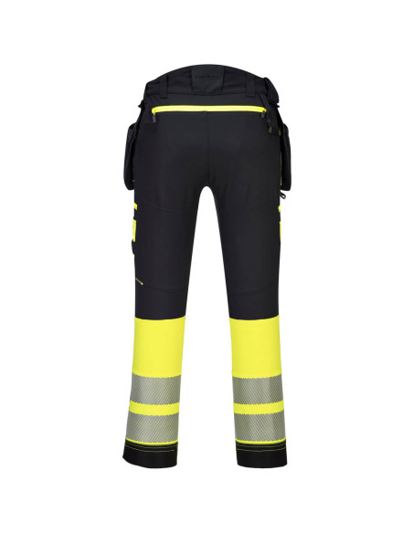 Spodnie ostrzegawcze DX4 Portwest klasa 1 z kieszeniami kaburowymi DX445 | ToSafe