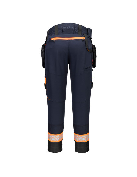 Damskie spodnie robocze DX4 Portwest z kieszeniami kaburowymi DX452 | ToSafe