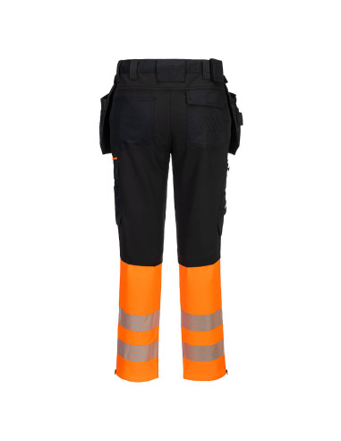 Spodnie ostrzegawcze DX4 Portwest klasa 1 z kieszeniami kaburowymi DX457 | ToSafe