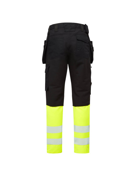 Spodnie ostrzegawcze DX4 Portwest klasa 1 z kieszeniami kaburowymi DX457 | ToSafe
