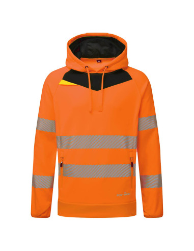 Bluza ostrzegawcza z kapturem Portwest DX483 DX4 hi-vis Pomarańczowy/Czarny