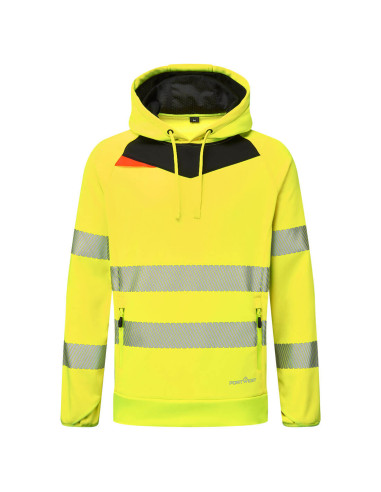 Bluza ostrzegawcza z kapturem Portwest DX483 DX4 hi-vis Żółty/Czarny